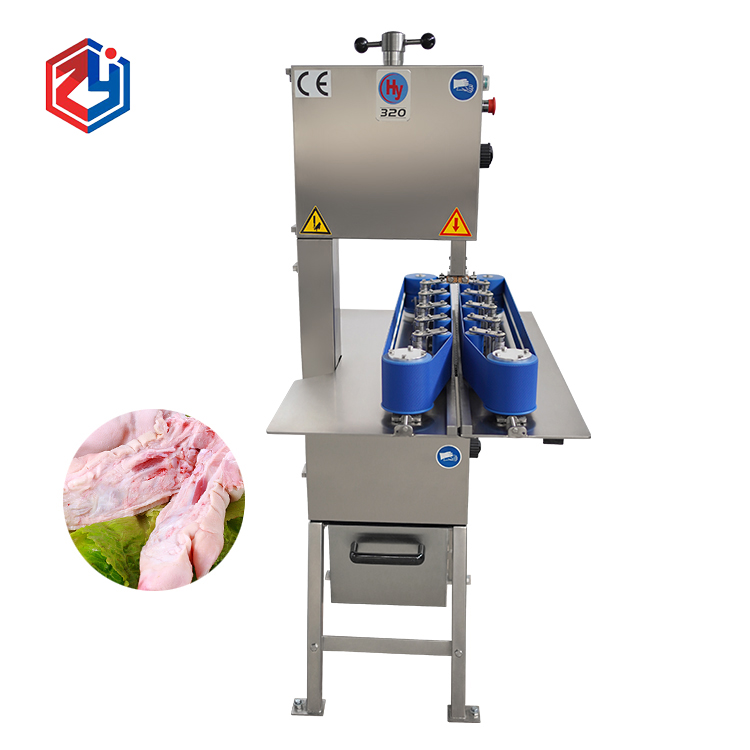 加工豬蹄不再難！豬蹄開半機助你提高生產(chǎn)效率！